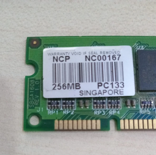 256MB SDRAM 133MHz CL3 Masaüstü Belleği (NCP) - 3