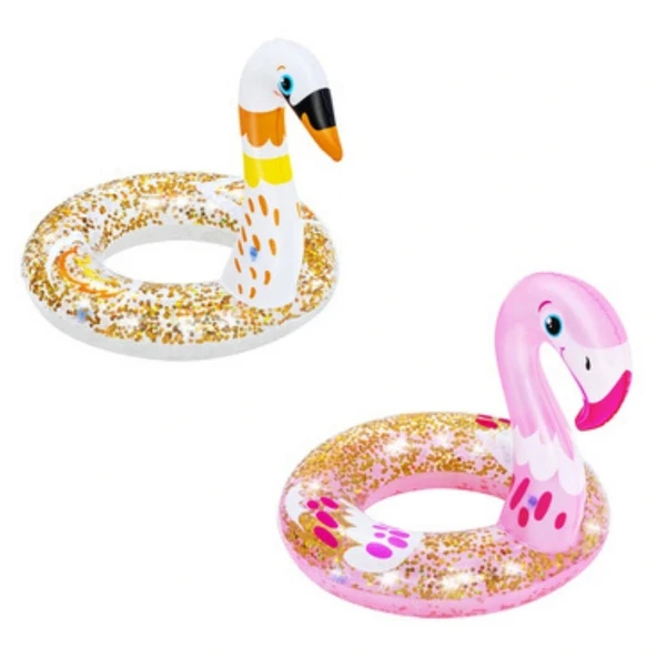 Simli Hayvan Başlı Simit 61 Cm Kugu Flamingo - 5