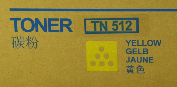 Konica Minolta TN-512 Muadil Sarı Fotokopi Toner A9H0387 - 2