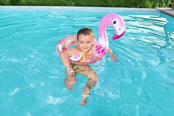 Simli Hayvan Başlı Simit 61 Cm Kugu Flamingo - 3