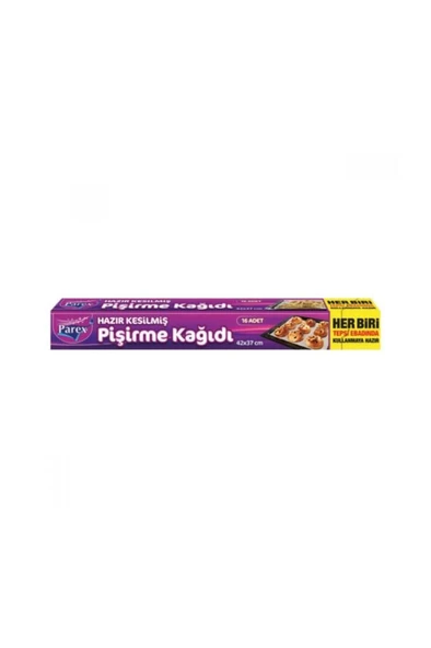 Parex Hazır Kesilmiş Pişirme Kağıdı 16'lı 42x37 cm
