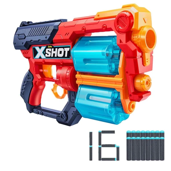 X-Shot Excel Xcess 16 Mermili Sünger Dart Atan Silah 30 Cm - 2