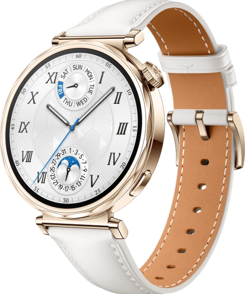 Huawei Watch GT 5 41MM Beyaz Deri - 41 mm