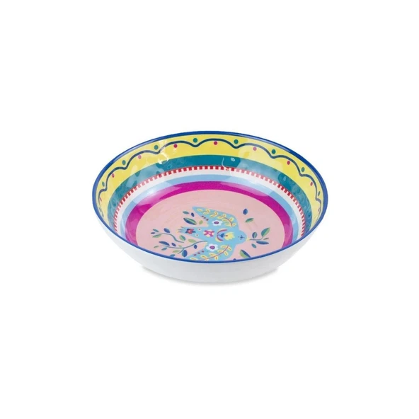 Baci Milano Mamma Mia 6lı Kuş Desenli Kase Seti 23cm