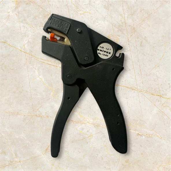Knipex 12 60 135 Yüksük Sıkma Özellikli Kablo Sıyırma Aleti