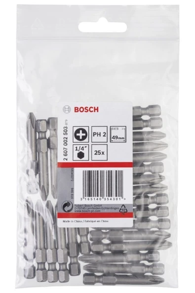 VİDALAMA UCU - EXTRAHARD PH2 49 MM 25'Lİ - 2