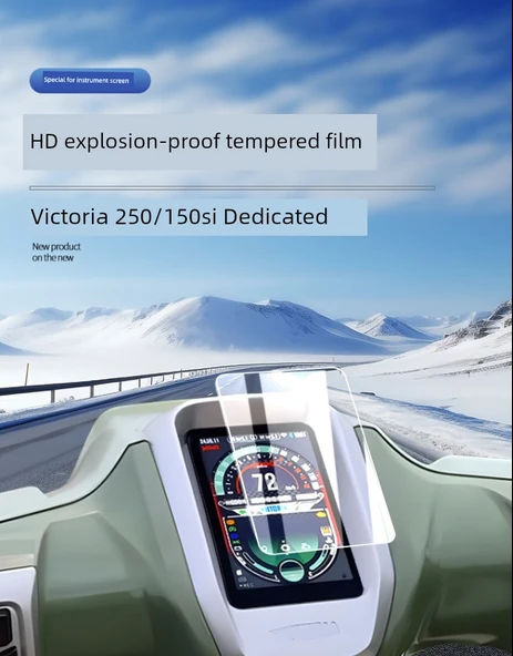 Victoria 150i/Si 250 Gösterge Ekran Koruyucu - 25 150i Buzlu Yansıma Önleyici Film - 2 Adet - 6