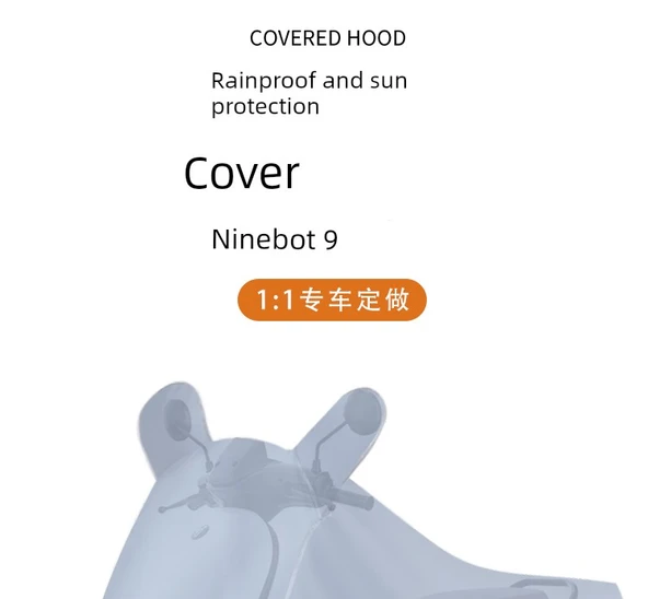 Ninebot No. 9 Elektrikli Araç Örtüsü 5XL - Aynalı M95c/M85c - 7