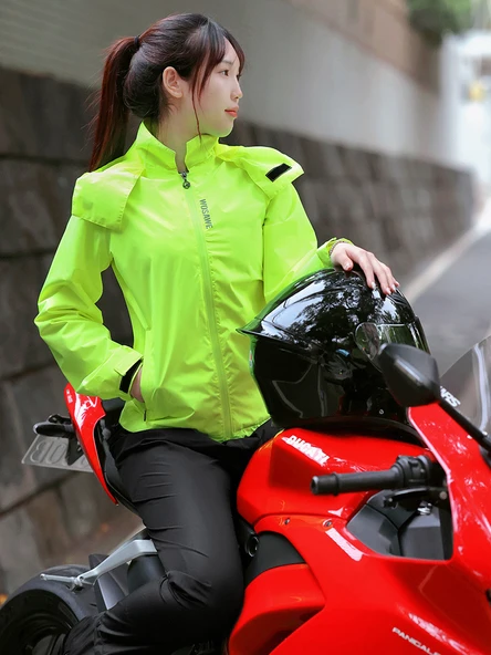 Motosiklet Yağmur Pantolonu - XL Beden - Siyah - 2