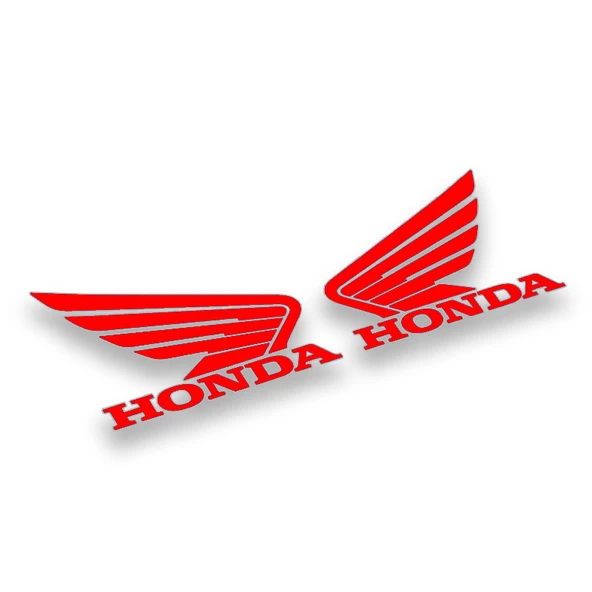 Honda Pcx160 Reflektif Sticker Seti - Kırmızı - 10x8cm (Çift)