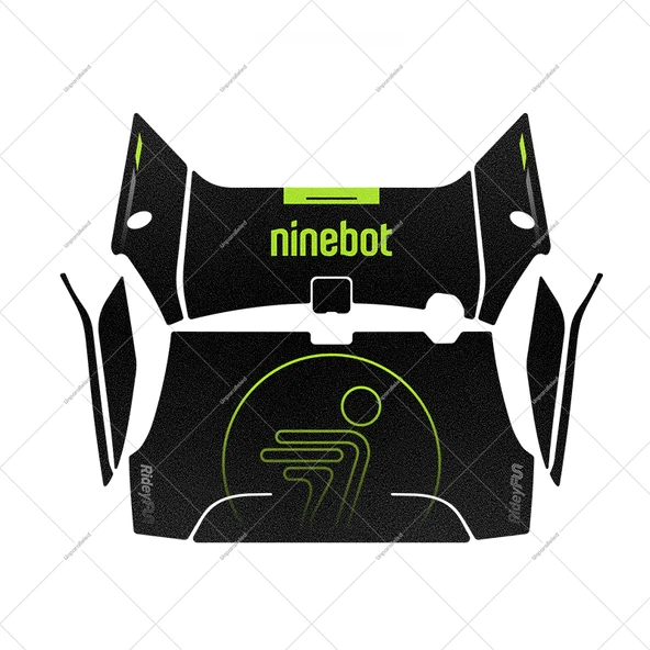 M3 95C Max Motosiklet Ön Pedal Koruyucu Sticker - A Gri Yeşil
