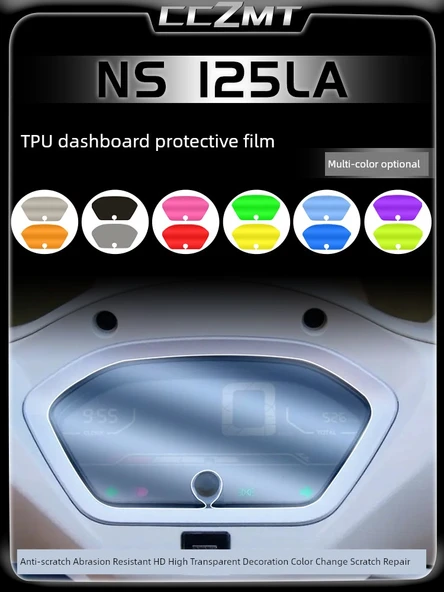 Honda NS125LA Şeffaf Far Koruma Filmi - 3