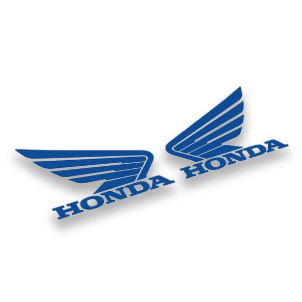 Honda Pcx160 Reflektif Sticker Seti - Mavi - 10x8cm (Çift)