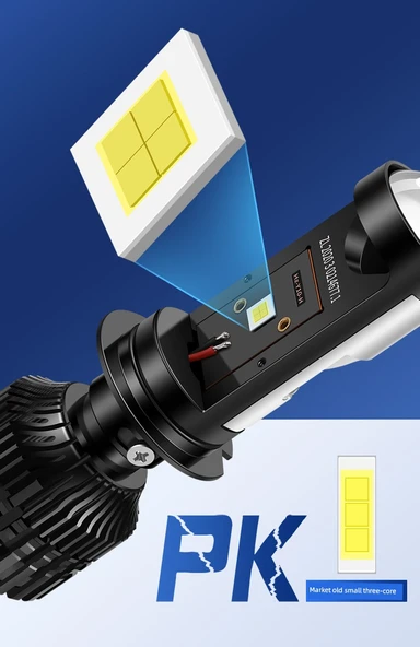 Suzuki UY125 Motosiklet LED Far - Y10 Serisi - H4 - 11