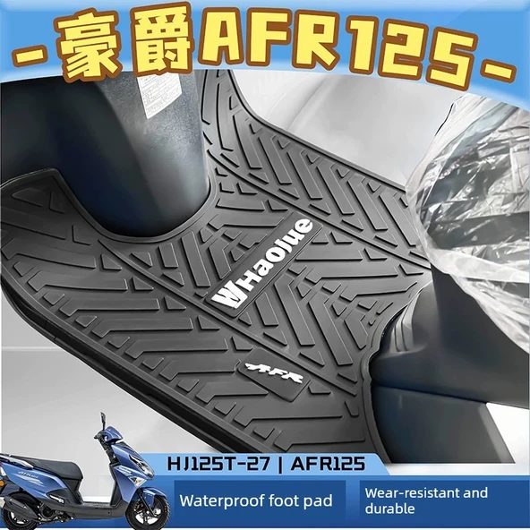 Motosiklet Ayak Pedi - AFR125 - Kalın, Kokusuz (Kırmızı İşaretli) - 7