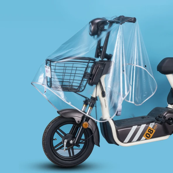 Elektrikli Motosiklet Yağmurluğu - Aynasız - EVA