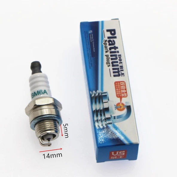 Motosiklet Pedal Güç Araba Çift Platin Bujisi A7TC - 8