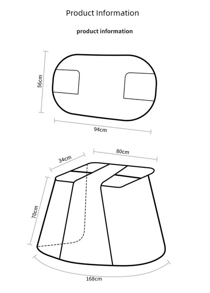Elektrikli Bisiklet Motosiklet Ön Cam Yağmurluğu - Pelerin Model Standart PVC Su Geçirmez - 10