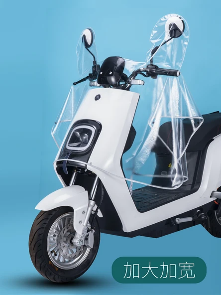 Elektrikli Motosiklet Yağmurluğu - Aynalıklı - EVA - 4