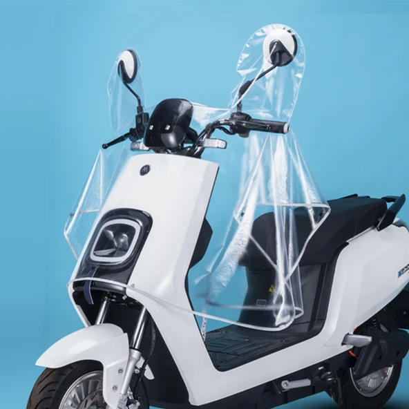 Elektrikli Motosiklet Yağmurluğu - Aynalıklı - EVA - 1