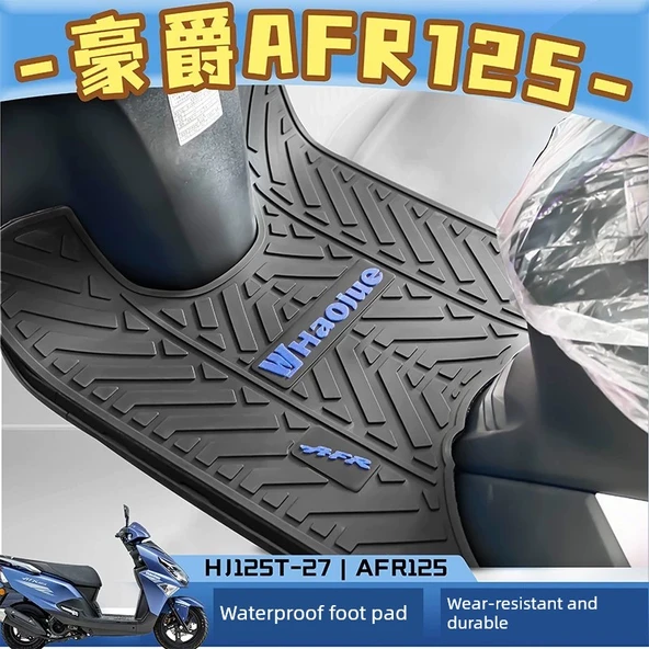 Motosiklet Ayak Pedi - AFR125 (Bölüm 23) - Kalın, Kokusuz (Siyah İşaretli) - 5