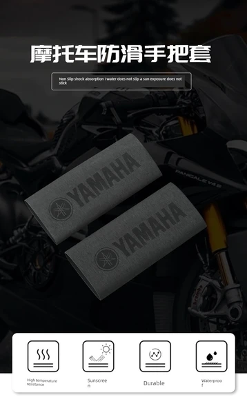 Motosiklet Isıyla Daralan Gidon Kılıfı Seti - Yamaha Çift - 7