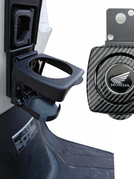 Motosiklet Su Bardağı Tutucu - Xindazhou Honda LA Karbon Desenli Standart Model - 4