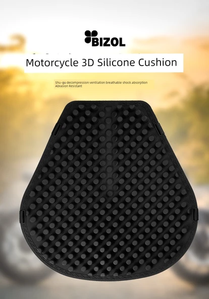 Motosiklet Silikon Minder Kılıfı - Tüm Ebatlar - Havalandırmalı / Güneş Korumalı - 7