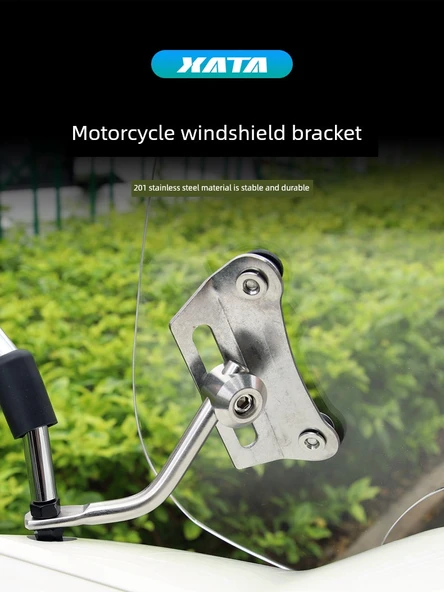 Motosiklet Ön Cam Braketi Aksesuarı - Cam Vida Contası - 5