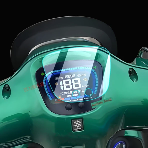 Suzuki US125 Motosiklet Ekran Koruyucu - Nano Yumuşak Film - 2 Adet - 5