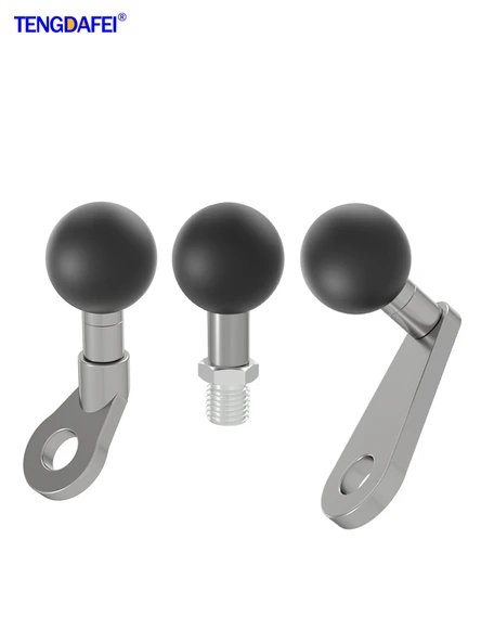Motosiklet Telefon Tutucu - Eğimli Tabanlı 17mm Bilye Mafsallı - S96 - 6