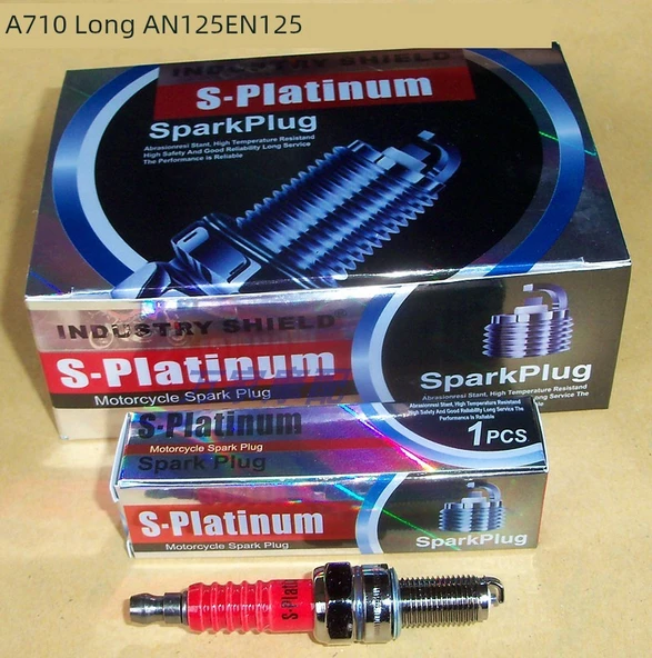 Motosiklet 10cm A7 Uzun Buji - Ultra Platin