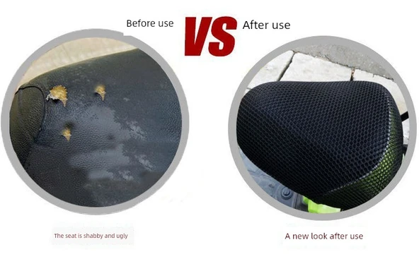 Nötr 3D Renkli Uçlu Motosiklet Scooter Katlanır Bisiklet Koltuk Kılıfı - 11