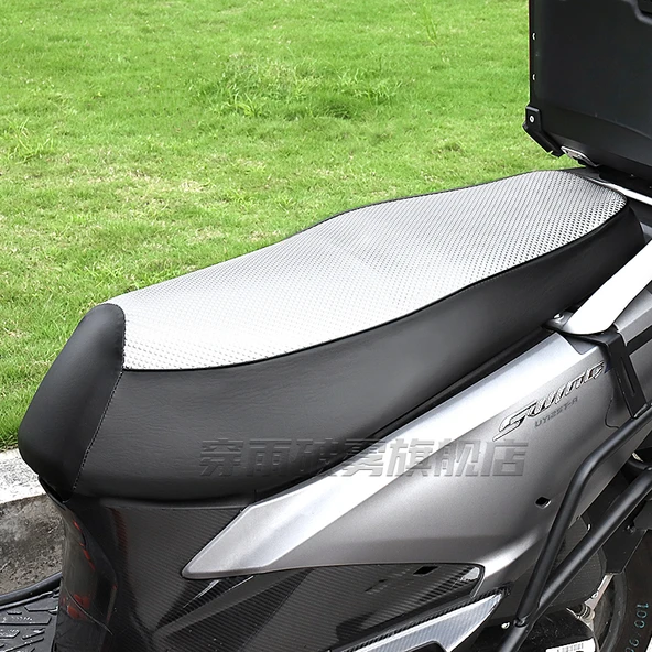 Suzuki UY Centennial Gümüş Tuğla Su Geçirmez Güneş Korumalı Motosiklet Koltuk Kılıfı