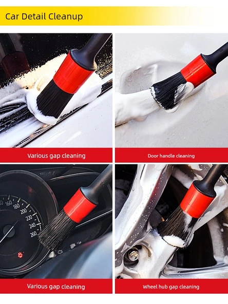 Motosiklet Motor Temizleme Fırçası - 60x30cm Süet Bez - 4