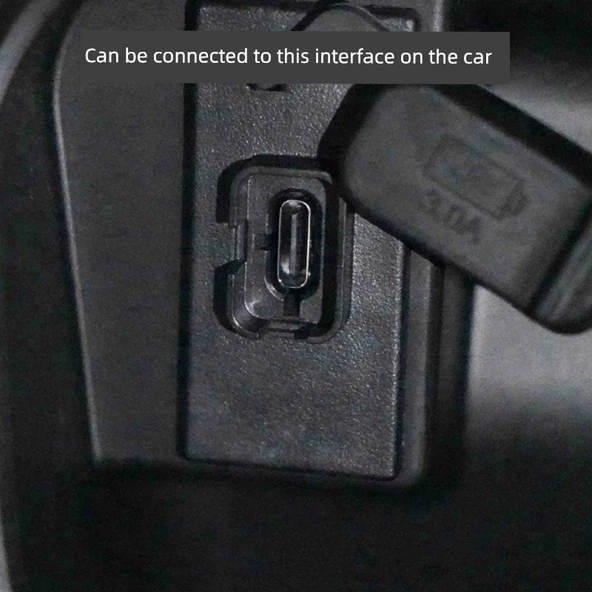 PCX160 Motosiklet Şarj Kablosu - 0.5m - Type-C Huawei/Xiaomi/Oppo/Vivo - 3