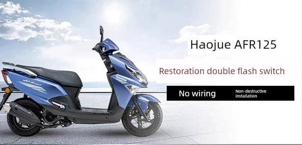 Haojue AFR125 Motosiklet Çift Flaş Sinyal Anahtarı - İkili - 7