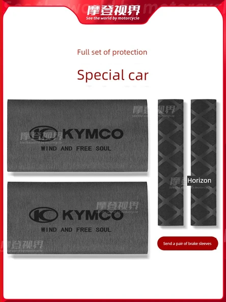 Heyecanlı Sürücü Motosiklet Gidon ve Fren Kolu Kılıf Seti - 3