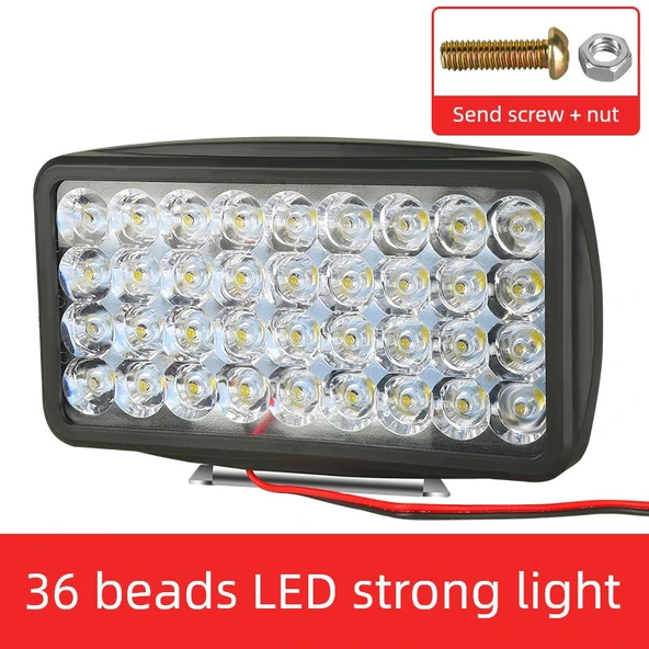 Elektrikli Motosiklet LED Far Ampulü - 36 LED'li