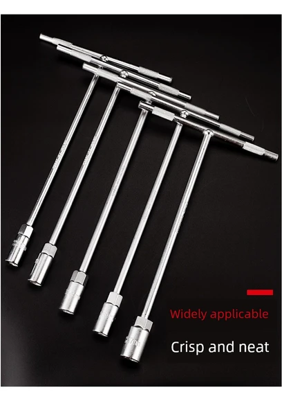 T Tipi Lokma Anahtarı - Kum Krom - 19mm - 10