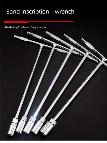 T Tipi Lokma Anahtarı - Kum Krom - 13mm - 8