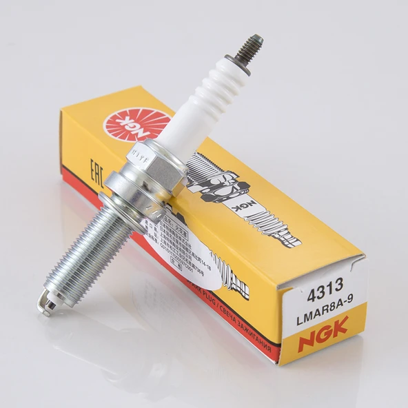 NGK LMAR8A-9 Rutenyum Altın Motosiklet Bujisi - LMAR8ADX-9S - 2