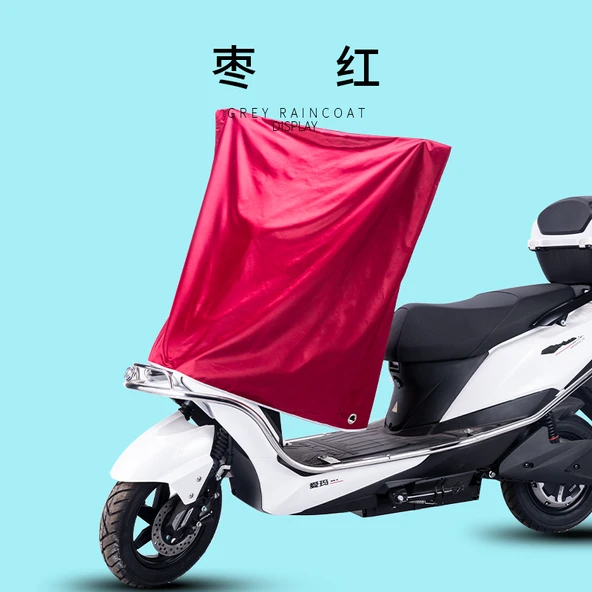 Motosiklet Elektrikli Akü Yağmur Koruma Kılıfı - Büyük Model - Bordo
