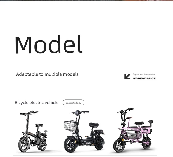 Elektrikli Motosiklet Yağmurluğu - 4XL - Çift Katmanlı - Mavi - Aynasız - 11