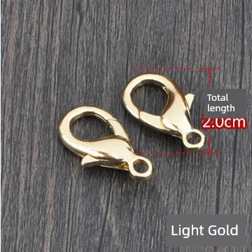 DIY Takı Aksesuarları Istakoz Klips - Açık Altın 2.0cm