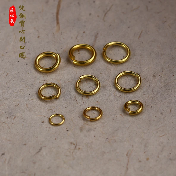 DIY Sarı Bakır Açık Halka - 1.5*10mm - 4