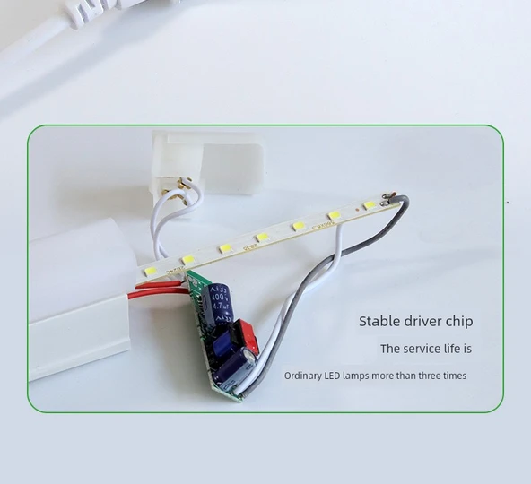 Takılabilir LED Masa Lambası - 30cm 7W Doğal Işık - Göz Koruma - 10