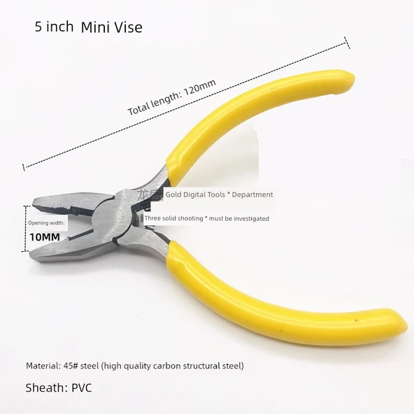 5-İnç Mini Sivri Uçlu Dişli Pense - 7