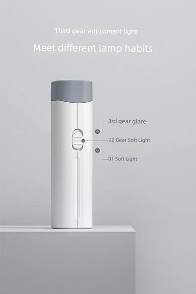 Beyaz LED Masa Lambası - 1200mA - Telefon Tutuculu - 7