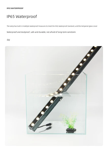 LED Duvar Yıkama Lambası - 24V 4W - 0.3m - Ek Yersiz - Beyaz - 9